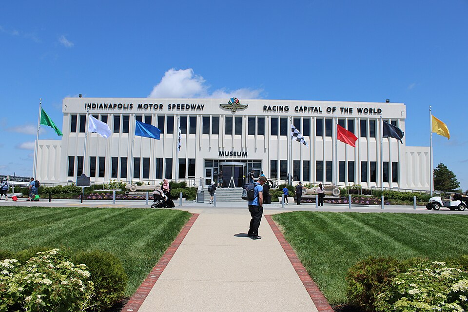 The Indianapolis Motor Speedway Museum at the Indianapolis Motor Speedway in Speedway, Indiana (United States).