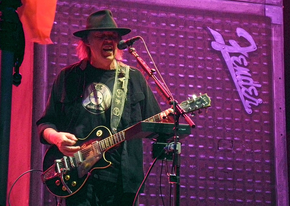 Neil Young in concerto alla Rockhal, Luxembourg