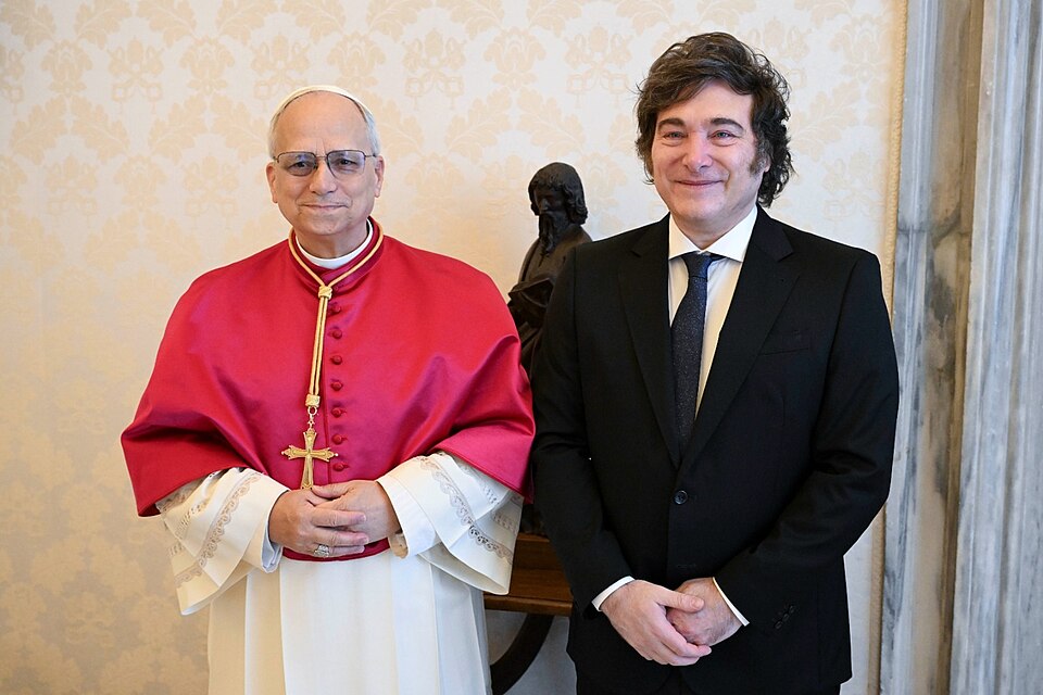 El Presidente Javier Milei mantuvo una audiencia con Su Santidad, el Papa León XIV, en el Vaticano.