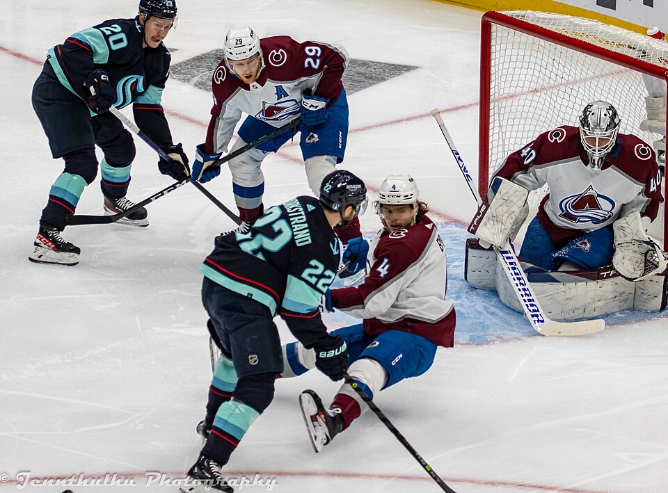 Colorado Avalanche Face MacKinnon Injury Scare Down 3-0 in Series
