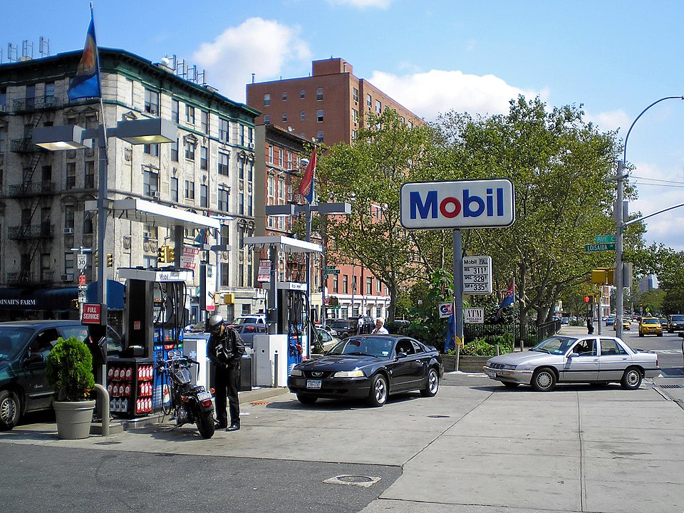Mobil Gas Station by David Shankbone