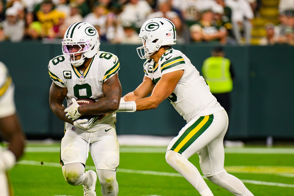 GREEN BAY, WI - The Washington Commanders take on the Green Bay Packers at Lambeau Field in Week 2 of the 2025 NFL season. (Joe Glorioso / All-Pro Reels)