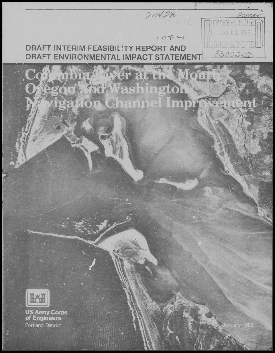Columbia River at the mouth, Oregon and Washington, navigation channel improvement - USACE-p16021coll7-22816