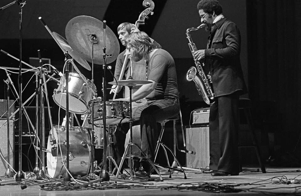 Saxophonist Sonny Rollins' concert "Saxophone '72" at the Finlandia Hall in Helsinki 30.8.1972.