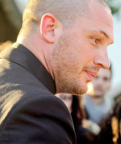 Tom Hardy at the London premiere of Tinker Tailor Soldier Spy. BFI South Bank, Tuesday 13th September 2011
