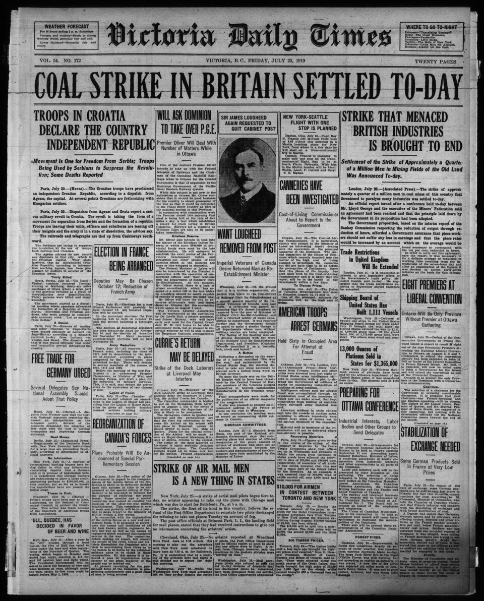 Historic newspaper from British Columbia - Canada

Subjects: British Columbia; Newspapers