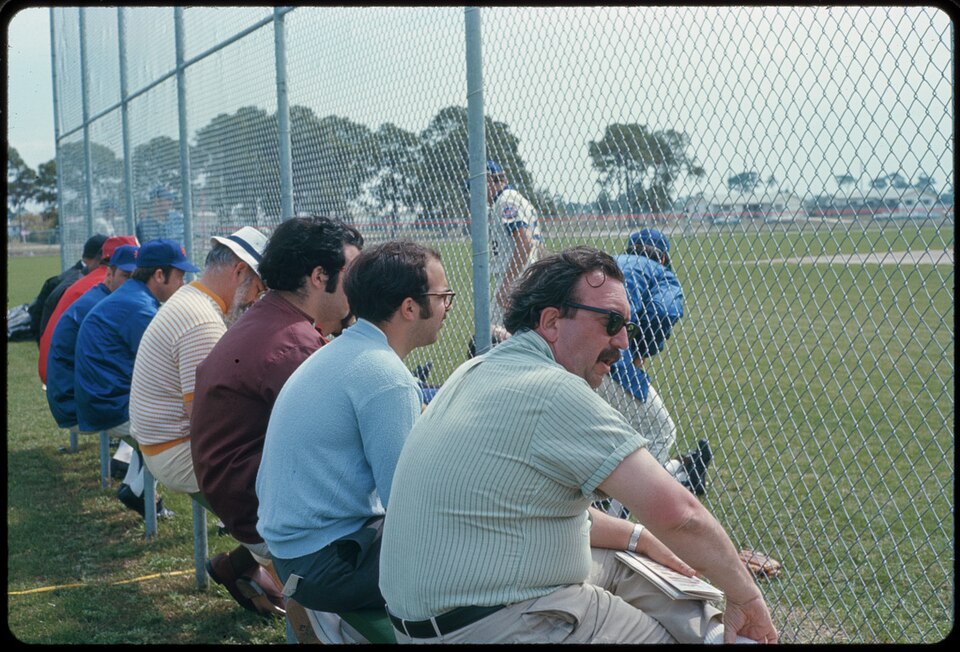 Spectators at the 1970 New York Mets spring training