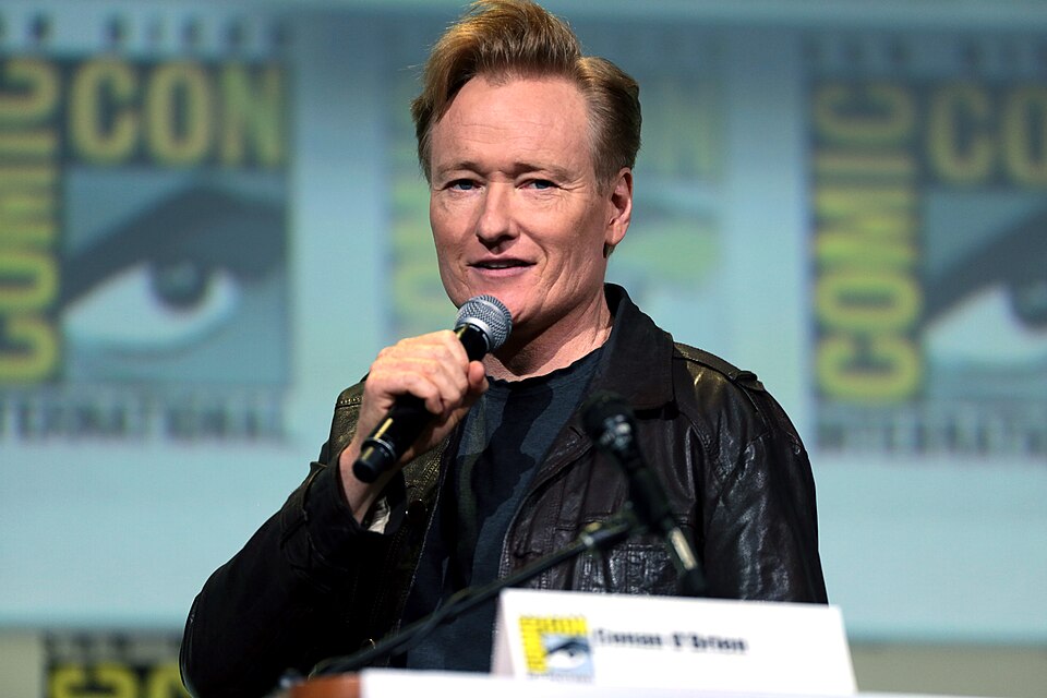 Conan O'Brien speaking at the 2016 San Diego Comic Con International, for "Warner Bros. Pictures", at the San Diego Convention Center in San Diego, California.

Please attribute to Gage Skidmore if used elsewhere.