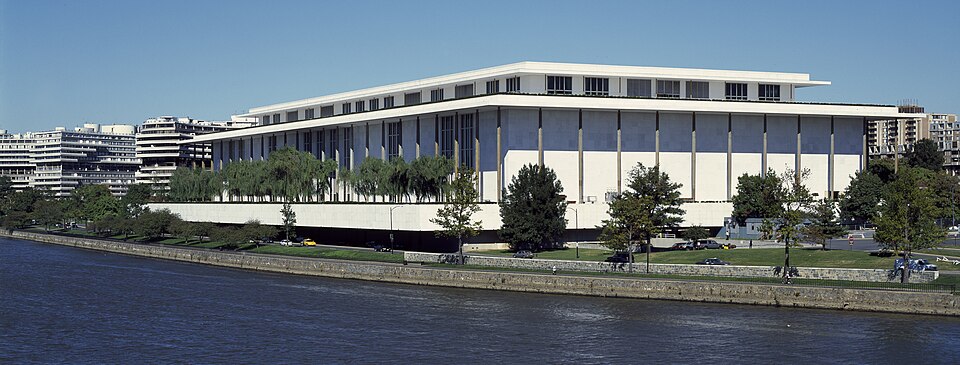 Title: Kennedy Center for the Performing Arts, Washington, D.C
Physical description: 1 transparency : color ; 4 x 5 in. or smaller

Notes: Title, date, and keywords provided by the photographer.; Digital image produced by Carol M. Highsmith to represent her original film transparency; some details m