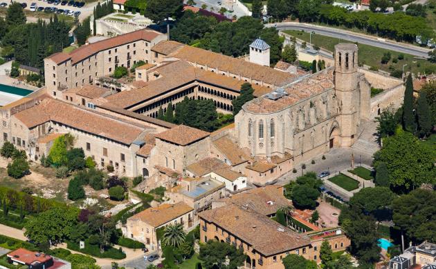 Vista aèria del Monestir de Pedralbes