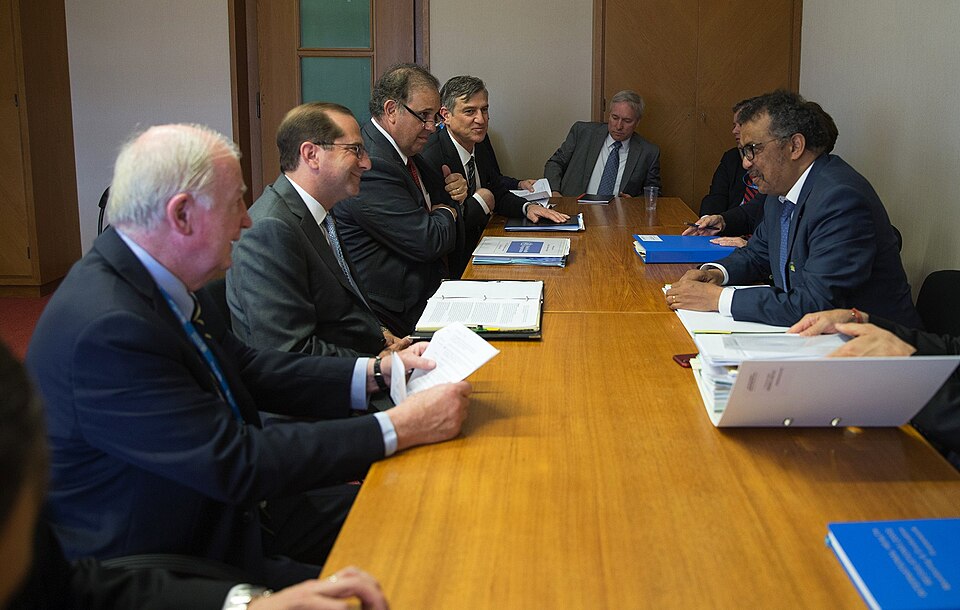 Assistant Secretary Kevin Moley @State_IO is in Geneva this week to participate in #WHA71 and meet with leaders of UN agencies including @WHO’s @DrTedros, @ILO’s @GuyRyder, @ITUSecGen Zhao and @UNOG_DG Moeller.