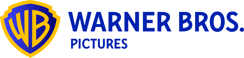 The horizontal corporate logo of Warner Bros. Pictures, designed by Chermayeff &amp; Geismar &amp; Haviv using the Warner Bros. Discovery shield.