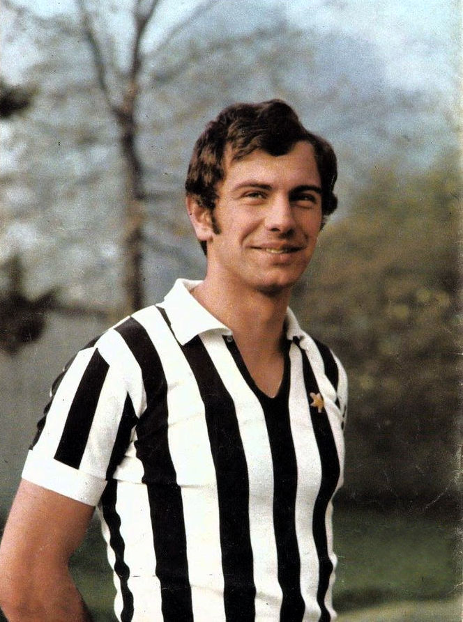 Italian footballer Gianluigi Savoldi (Savoldi II) with Juventus FC in the 1st half of the 1970–71 season.