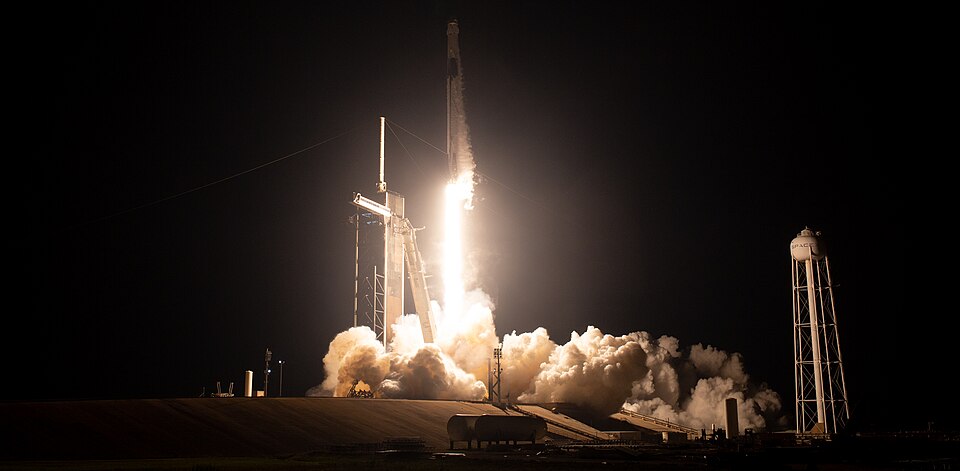 A SpaceX Falcon 9 rocket carrying the company's Dragon spacecraft is launched on NASA’s SpaceX Crew-6 mission to the International Space Station with NASA astronauts Stephen Bowen and Warren "Woody" Hoburg, UAE (United Arab Emirates) astronaut Sultan Alneyadi, and Roscosmos cosmonaut Andrey Fedyaev