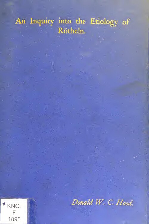 This material has been provided by London School of Hygiene &amp; Tropical Medicine Library &amp; Archives Service. The original may be consulted at London School of Hygiene &amp; Tropical Medicine Library &amp; Archives Service
London School of Hygiene &amp; Tropical Medicine Library &amp; Archives