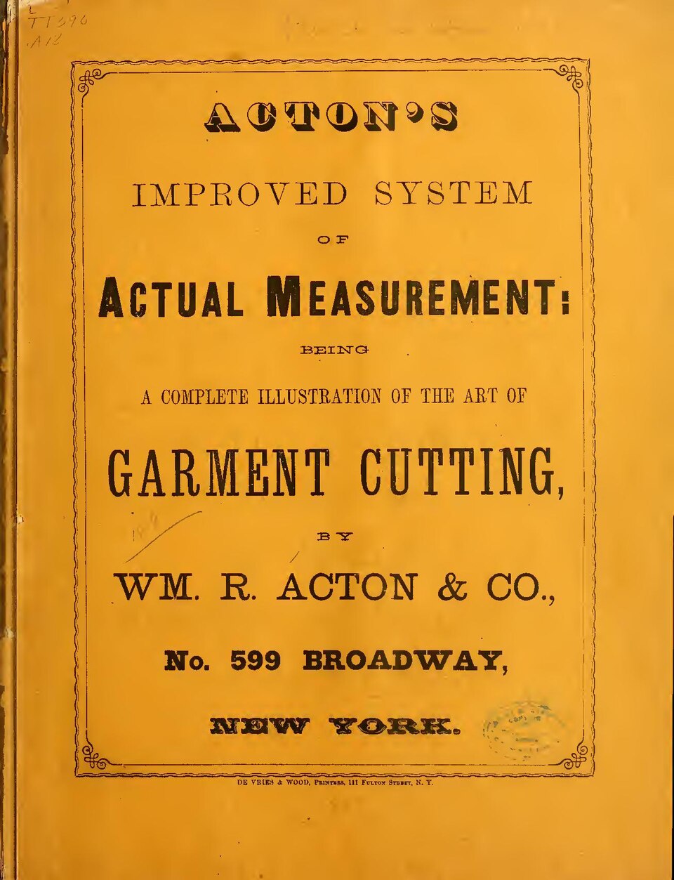 Subjects: Tailoring