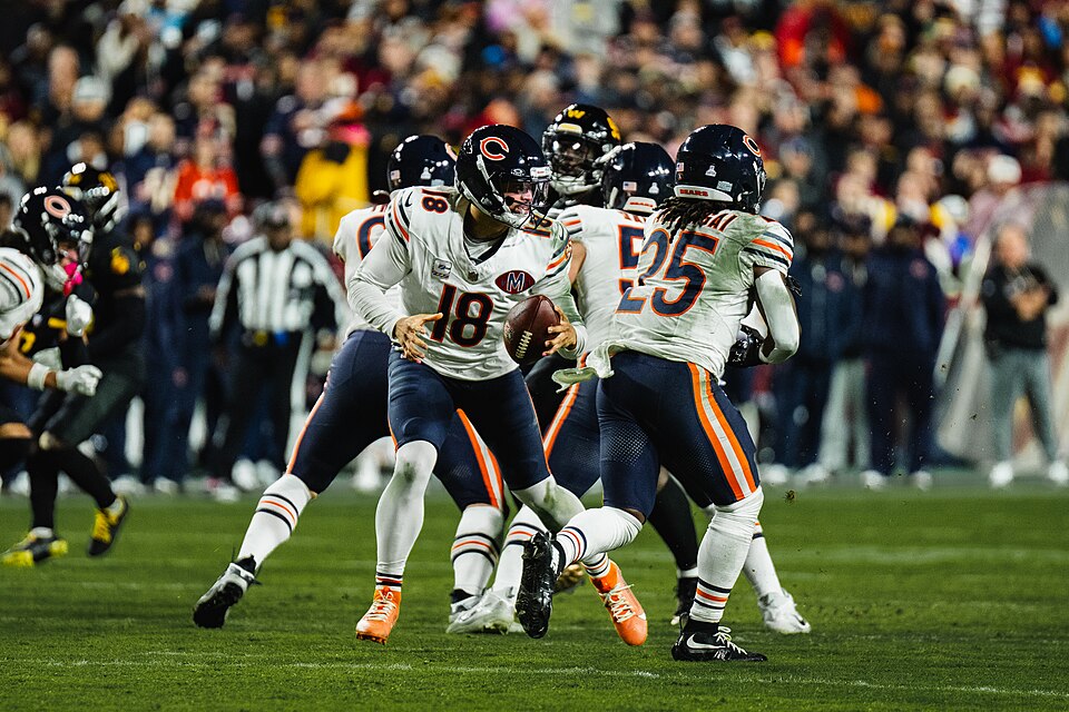 LANDOVER, MD - The Washington Commanders take on the Chicago Bears on Monday Night Football in Week 6 of the 2025 NFL Season. (Joe Glorioso / All-Pro Reels)