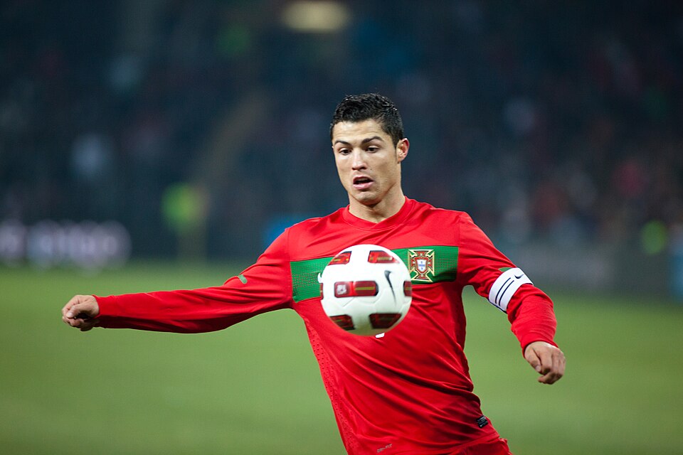 Cristiano Ronaldo during the friendly match Portugal-Argentina, in Geneva.