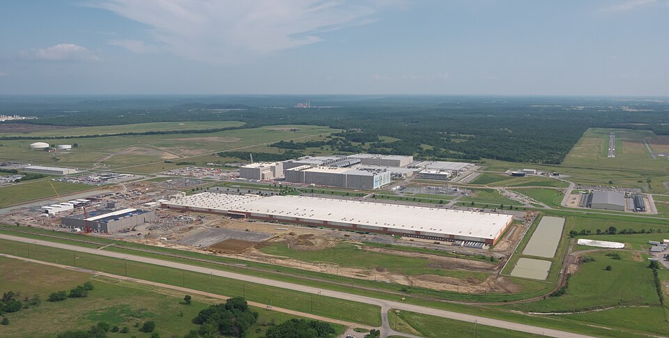 The Google Data Center outside Pryor, Oklahoma