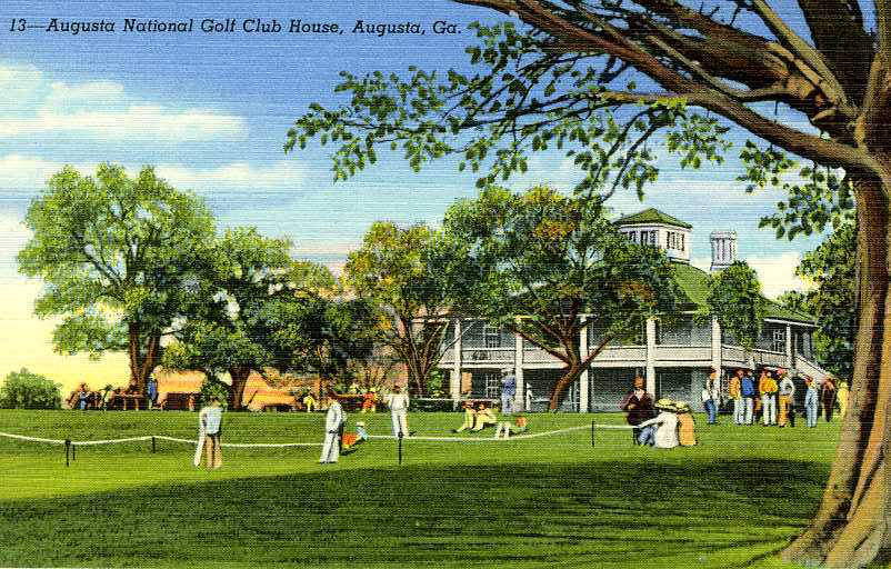 Augusta National Golf Club House, This was completed in 1932 and is considered one of the greatest glf courses ever built