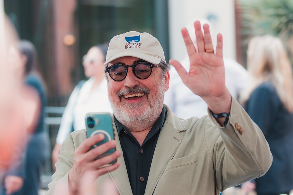 Alfred Molina at a ceremony for Noah Wyle to receive a star on the Hollywood Walk of Fame
