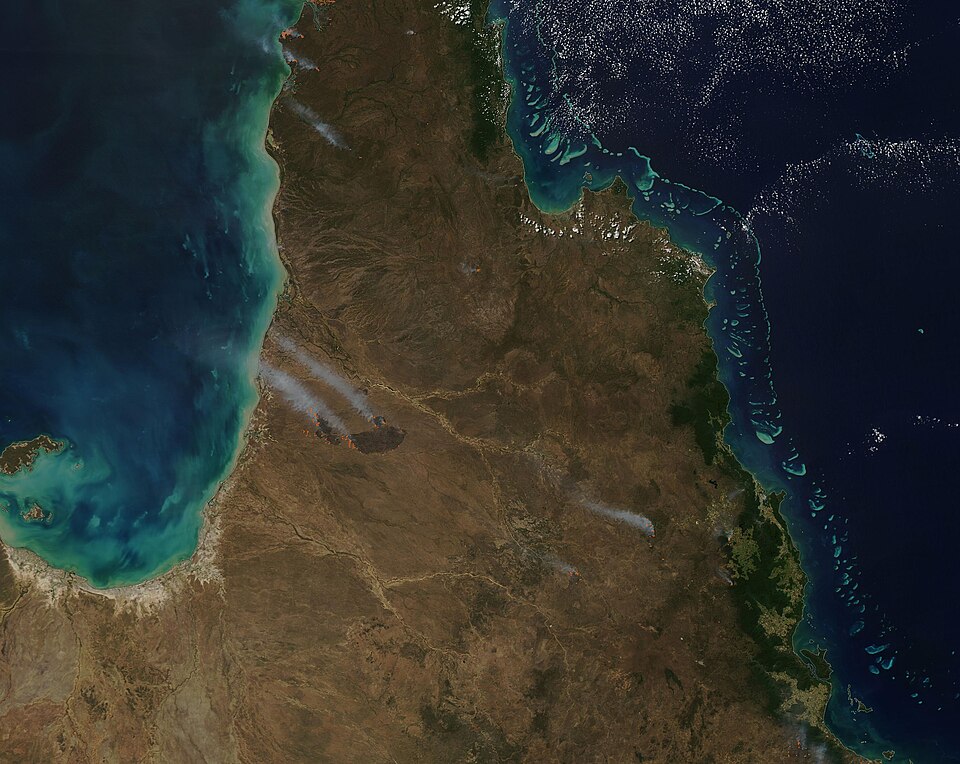 NASA Satellite Images Show Intentional Burns Across Australia's Northern Territory