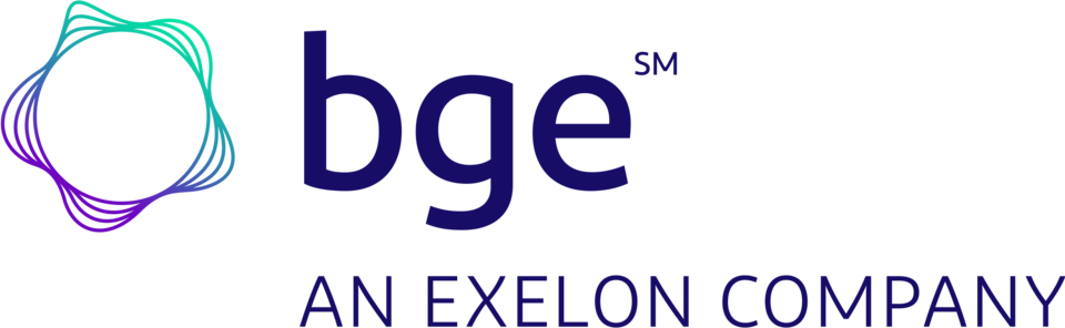 New, 2022 logo of Baltimore Gas &amp; Electric (BGE).