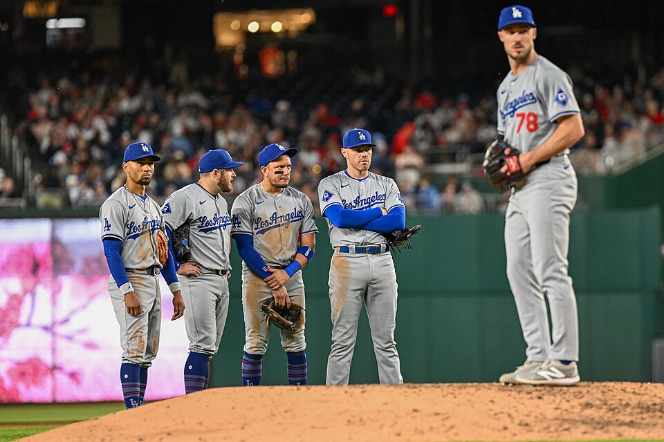 WASHINGTON, D.C., APRIL 24, 2024 — Washington Nationals faced the Los Angeles Dodgers at Nationals Park.  (Joe Glorioso/All-Pro Reels for Washington Times Sports)