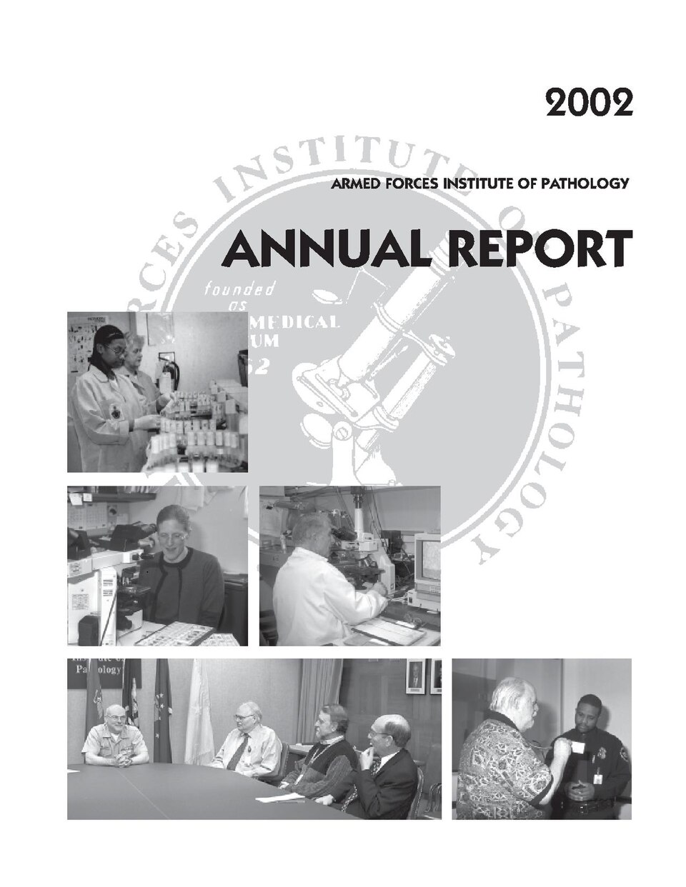 Annual report of tri-service pathology institute.
Annual report of tri-service pathology institute.
Annual report of tri-service pathology institute.
Subjects: U.S. Navy; U.S. Army; U.S. Air Force; military medicine; forensics; Armed Forces Institute of Pathology; National Museum of Health and Medic