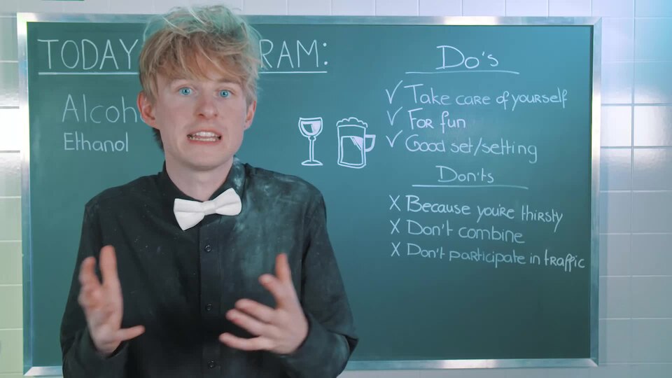Rens Polman tells you the do’s and don’ts of alcohol (ethanol). This colorless liquid is a narcotic.
USE:
Are you about to have some drinks this weekend? Keep the following things in mind:
- Per alcoholic beverage, drink one glass of water.
- Take enough rest before and after drinking alcohol. And t