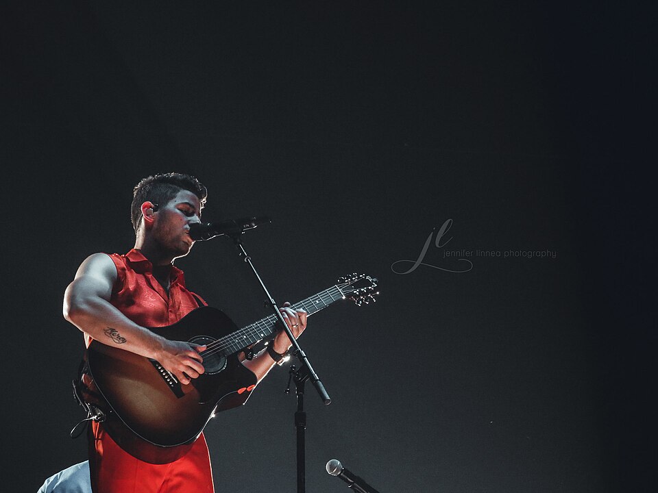 The Jonas Brothers perform at the Pepsi Center during their Happiness Begins Tour stop in Denver, CO on October 1, 2019.
