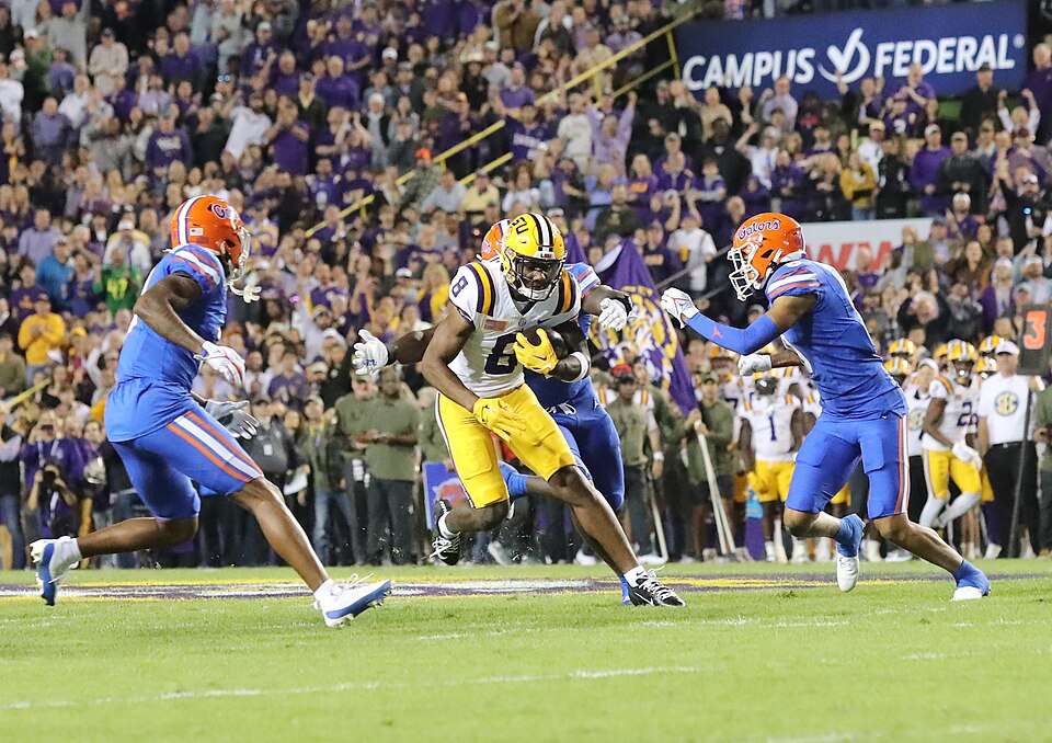 Malik Nabers, LSU Tigers Football vs Florida State Gators, Tiger Stadium, Baton Rouge, Louisiana, NCAA College Team, SEC - Tammy Anthony Baker, Photographer, FB: tammyanthonybaker  X: tmabaker  Inst: tabinla
