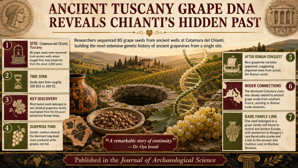 Ancient Grape Seeds From Tuscany Rewrite Early Wine History
