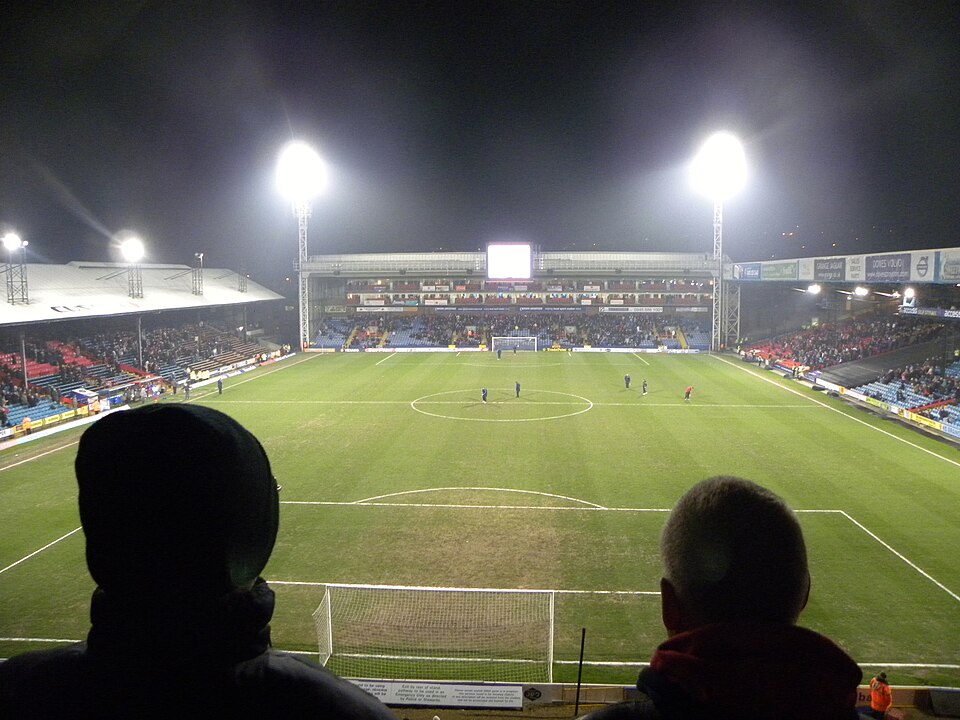 Crystal Palace v Preston North End. View from upper tier of Holmesdale Stand, Selhurst Park