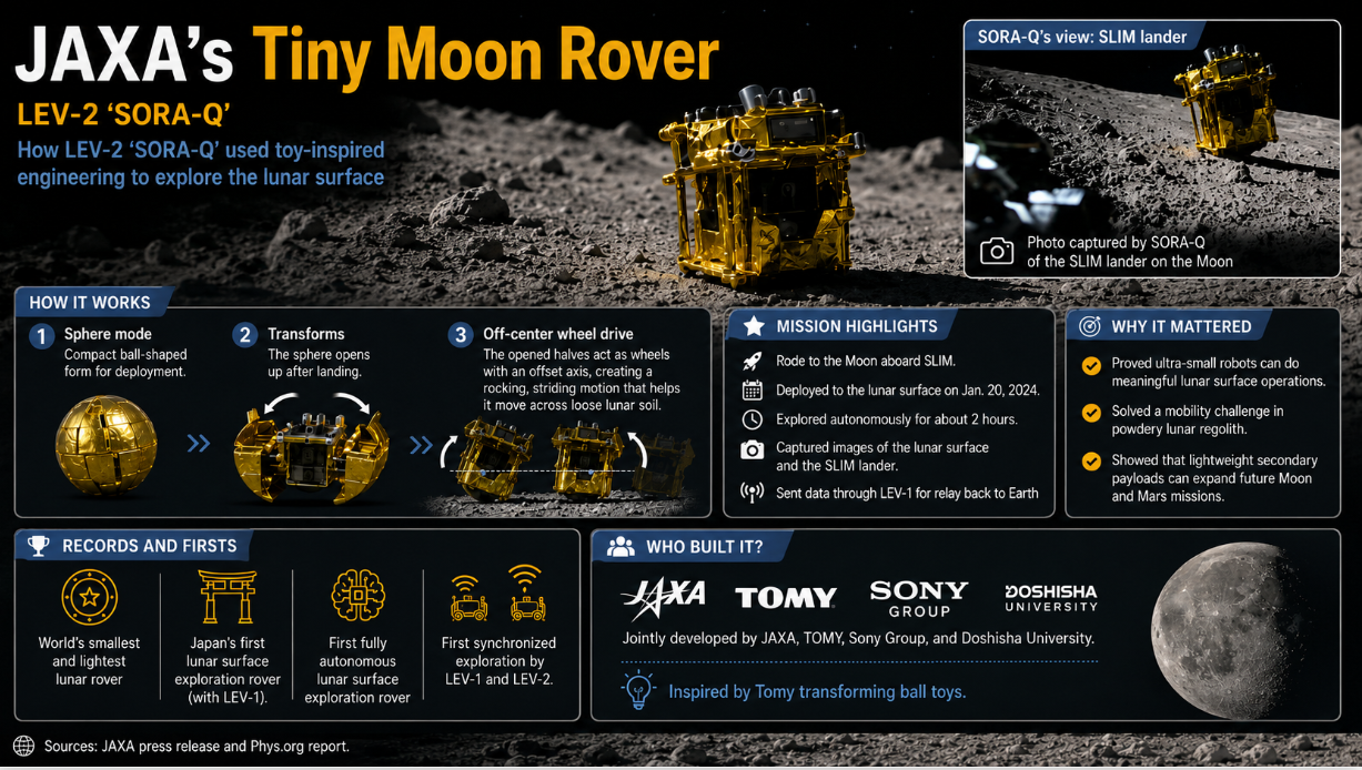 JAXA and Toy Company Tomy Built a Moon Rover That Transforms Like a Ball
