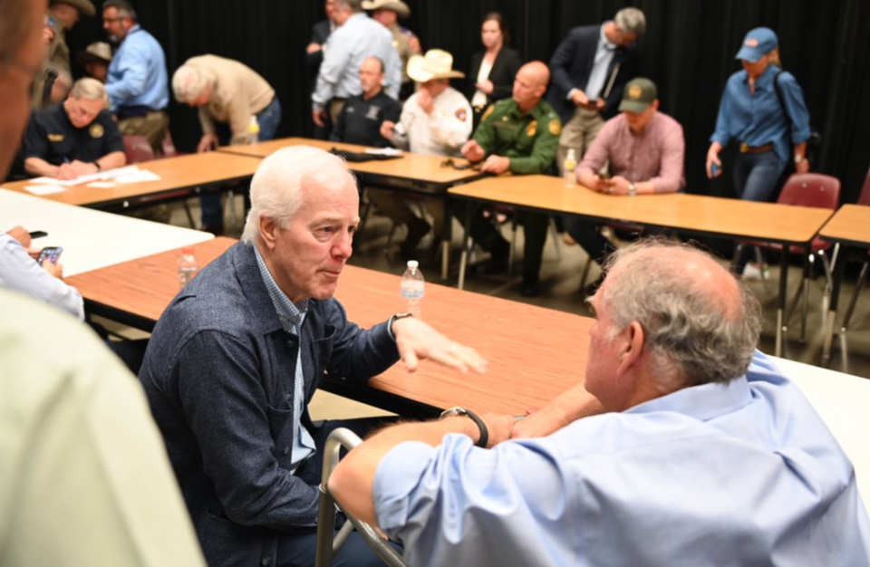 Cornyn in Uvalde