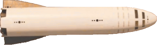 BFR launch vehicle second stage/spaceship (2017)