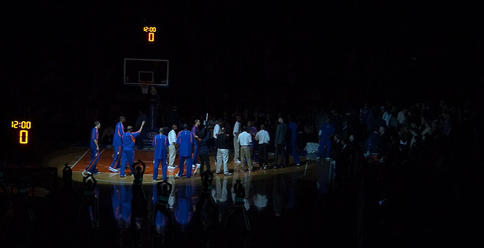 Initial presentation before the match.

Afterwards, they played horribly, ending 24 points down against Milwaukee