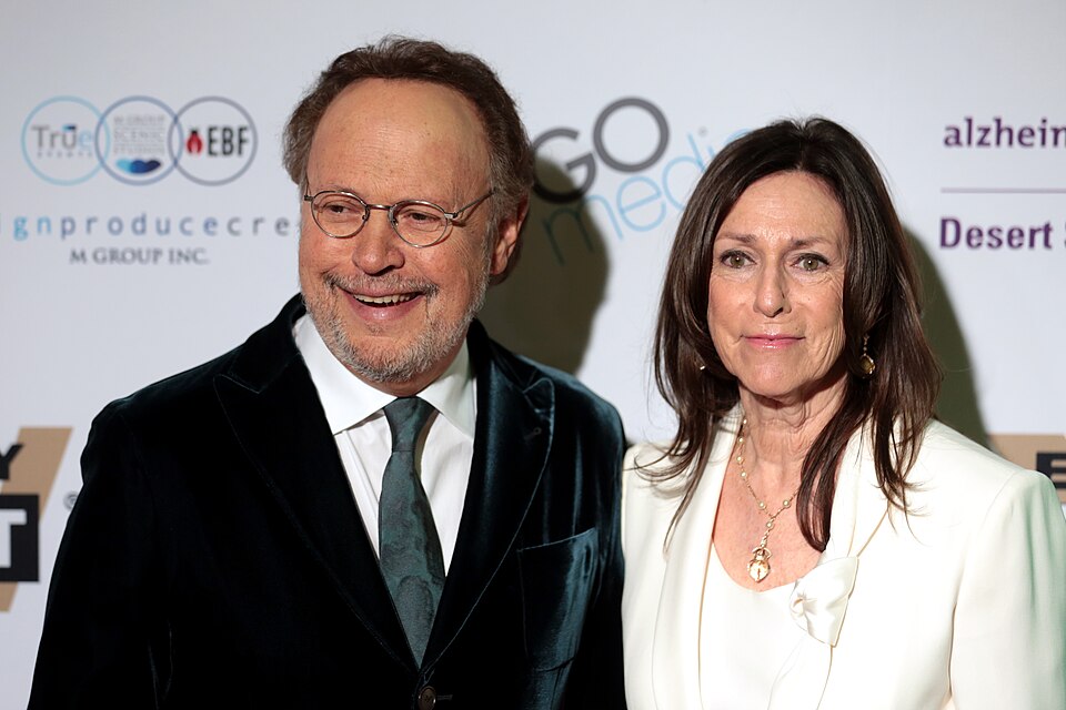 Billy Crystal and his wife, Janice, on the red carpet at Celebrity Fight Night XXIV at the JW Marriott Desert Ridge Resort &amp; Spa in Phoenix, Arizona.

Please attribute to Gage Skidmore if used elsewhere.