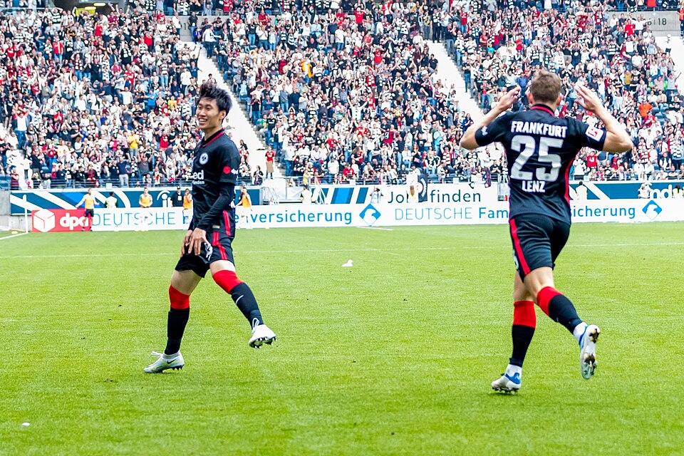 during Fussball Eintracht Frankfurt vs Borussia Mönchengladbach at Waldstadion, Frankfurt, Hessen, Germany on 2022-05-08, Photo: Sven Mandel