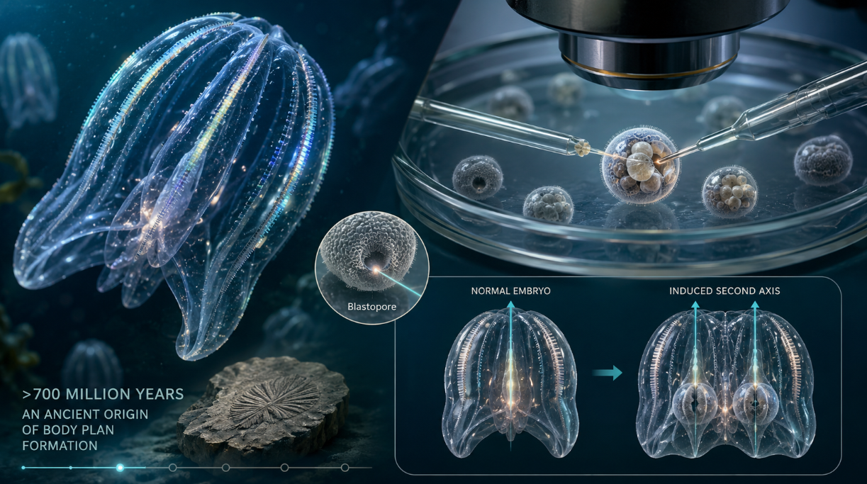 Comb Jelly Experiment Pushes Origins of Animal Body Plan Coordination Back 700 Million Years