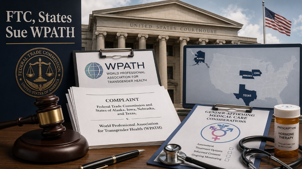 The FTC and four Republican-led states sued WPATH, alleging the organization misled parents and doctors about transgender medical treatments for minors.