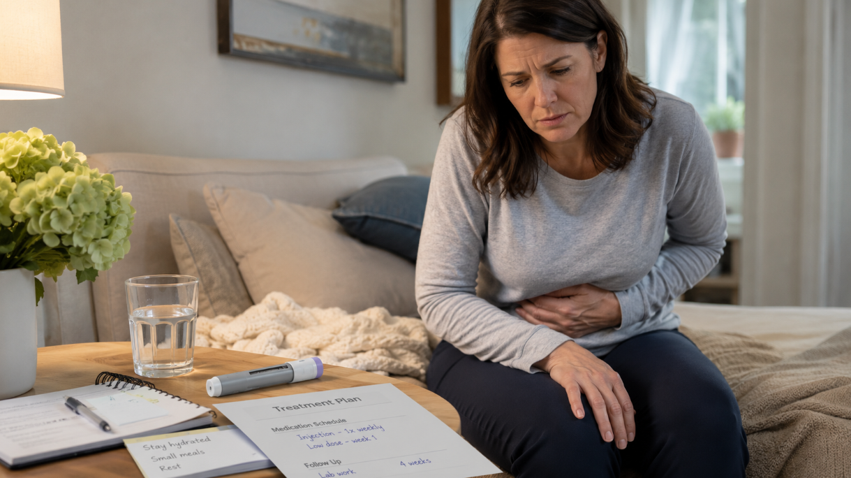 Mayim Bialik said a single low dose of a GLP-1 medication caused weeks of severe side effects, including gastrointestinal distress, though she noted many patients benefit from the drugs.