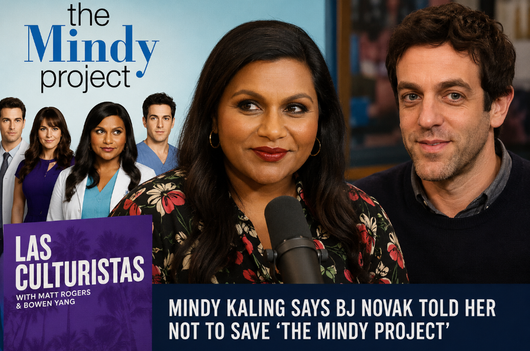 Mindy Kaling said BJ Novak discouraged her from moving The Mindy Project to Hulu after Fox canceled it, and she now thinks he may have been right.