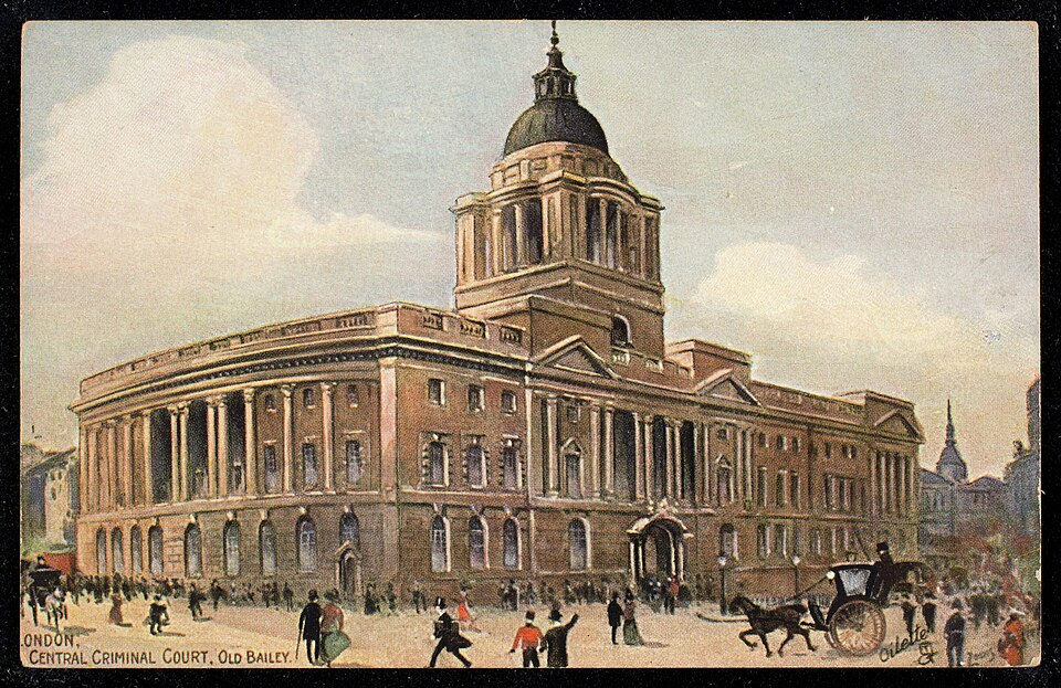 London, Central Criminal Court, Old Bailey.