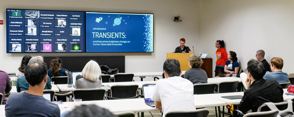 Rubin Observatory staff and scientists gathered at SLAC National Accelerator Laboratory for the 2024 Rubin Community Workshop on 22-26 July. The week was full of scientific sessions, plenaries, poster presentations, and informal opportunities for collaboration.