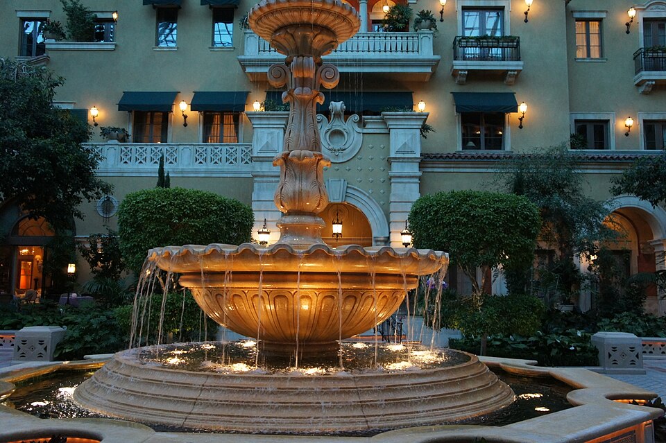 Fountain at the Mansion at MGM Grand Las Vegas