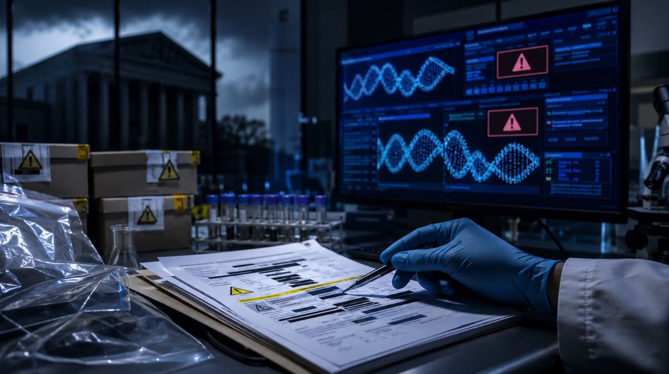Former Colorado DNA Analyst Pleads Guilty to Four Felony Counts