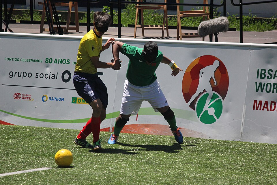 2018 IBSA Blind Football Madrid Colombia v Morocco.