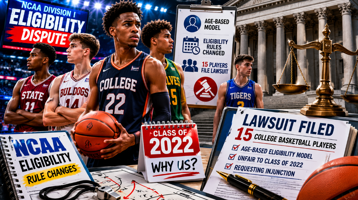 NCAA Faces Lawsuit Within 24 Hours of Approving New Eligibility Rules